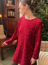 Charger l&#39;image dans la galerie, Robe Estelle rouge
