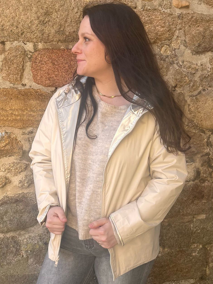Imperméable court Beige