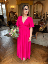 Charger l&#39;image dans la galerie, Robe Lara fuchsia
