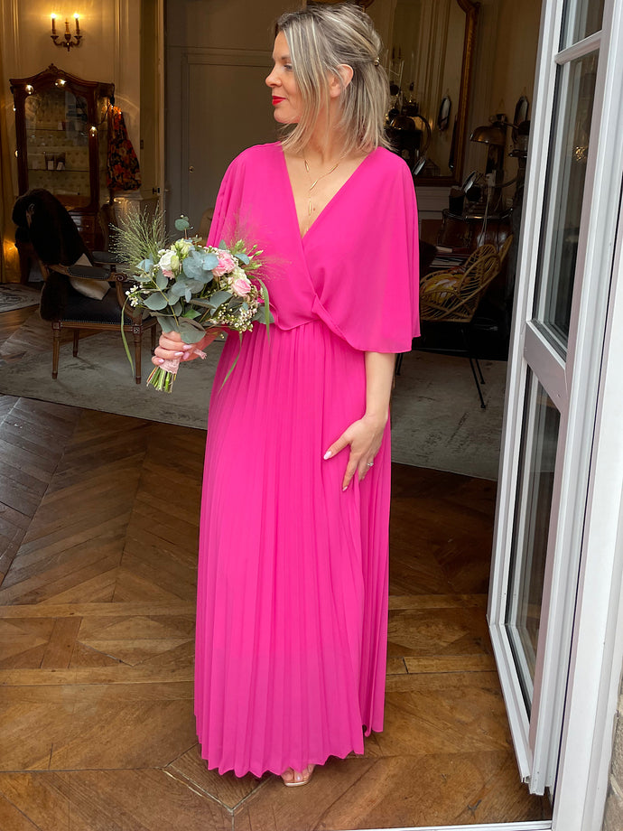 Robe Albane fuchsia