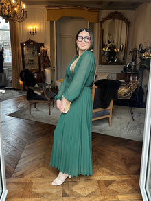 Robe Alix vert sapin