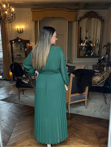 Robe Alix vert sapin