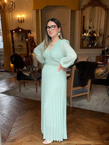 Robe Beth Vert d'eau