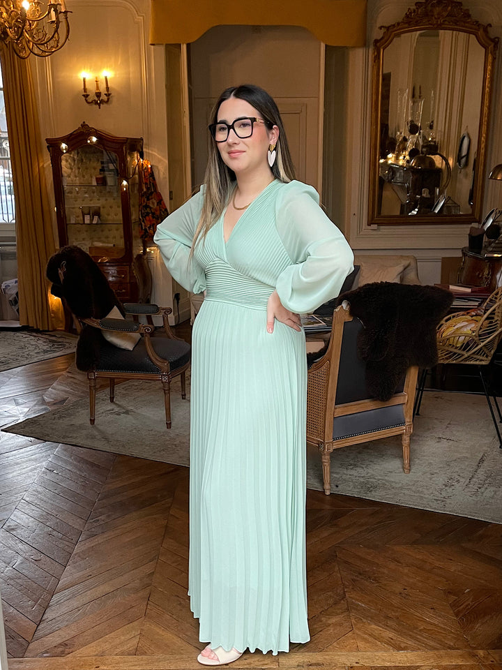 Robe Beth Vert d'eau