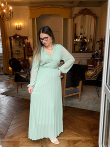 Robe Beth Vert d'eau