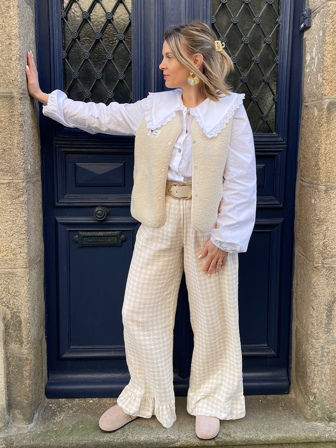 Pantalon vichy Athéa