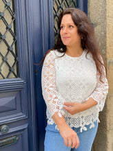 Charger l&#39;image dans la galerie, Blouse dentelle Giada
