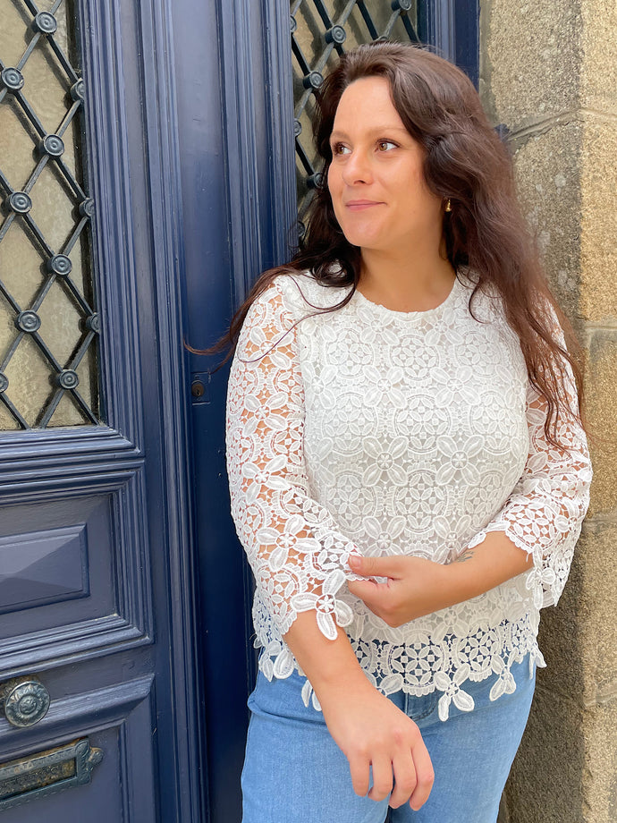 Blouse dentelle Giada