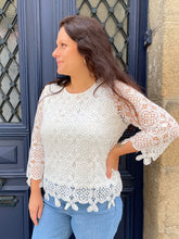 Charger l&#39;image dans la galerie, Blouse dentelle Giada
