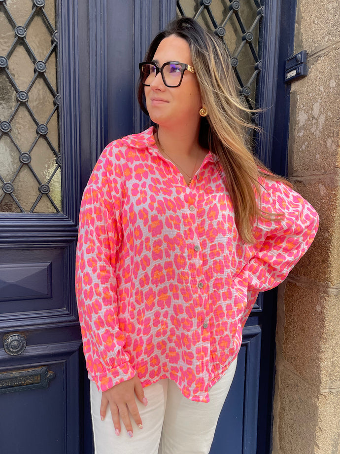 Chemise Clarence rose