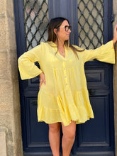 Charger l&#39;image dans la galerie, Robe irina jaune
