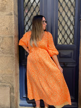 Charger l&#39;image dans la galerie, Robe Saona Leo Orange
