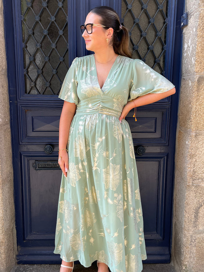 Robe Sakura verte
