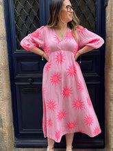Charger l&#39;image dans la galerie, Robe Soana Soleil Fuschia
