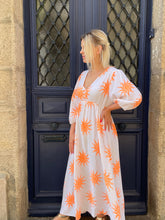 Charger l&#39;image dans la galerie, Robe Soana soleil orange
