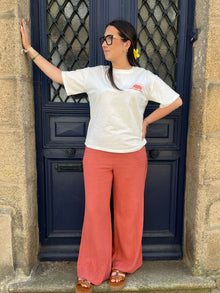 Pantalon Félicie Terracotta