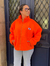 Charger l&#39;image dans la galerie, Veste polaire Ally orange
