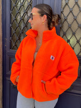 Charger l&#39;image dans la galerie, Veste polaire Ally orange
