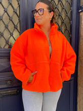 Charger l&#39;image dans la galerie, Veste polaire Ally orange
