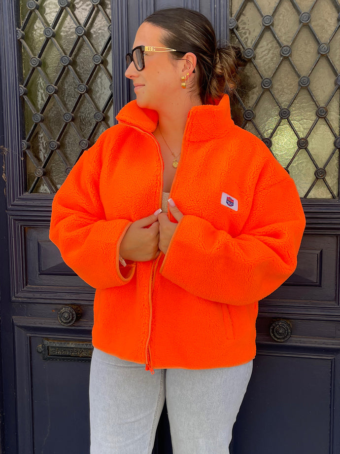 Veste polaire Ally orange