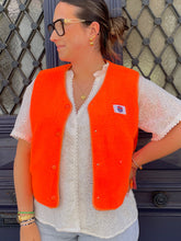 Charger l&#39;image dans la galerie, Veste sans manches orange Allia
