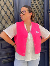 Charger l&#39;image dans la galerie, Veste sans manche polaire rose Allia
