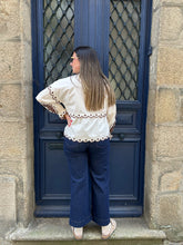 Charger l&#39;image dans la galerie, Blouse Aria beige
