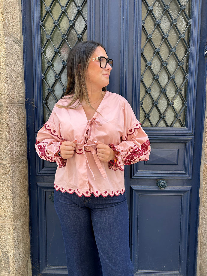 Blouse Aria rose