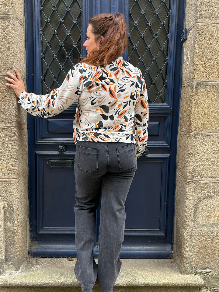 Jean Elena gris délavée