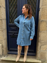 Charger l&#39;image dans la galerie, Robe jean Esther
