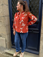 Charger l&#39;image dans la galerie, Blouse Pearl Rouille
