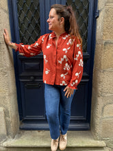 Charger l&#39;image dans la galerie, Blouse Pearl Rouille
