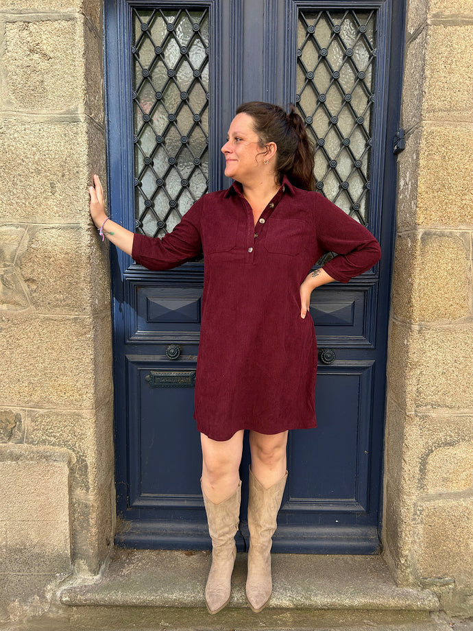 Robe West bordeaux