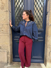 Charger l&#39;image dans la galerie, Blouse Daisy bleue
