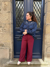Charger l&#39;image dans la galerie, Blouse Daisy bleue
