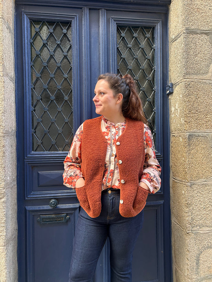 Veste Felipa brique