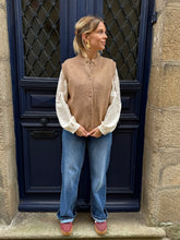 Charger l&#39;image dans la galerie, Gilet Farah taupe
