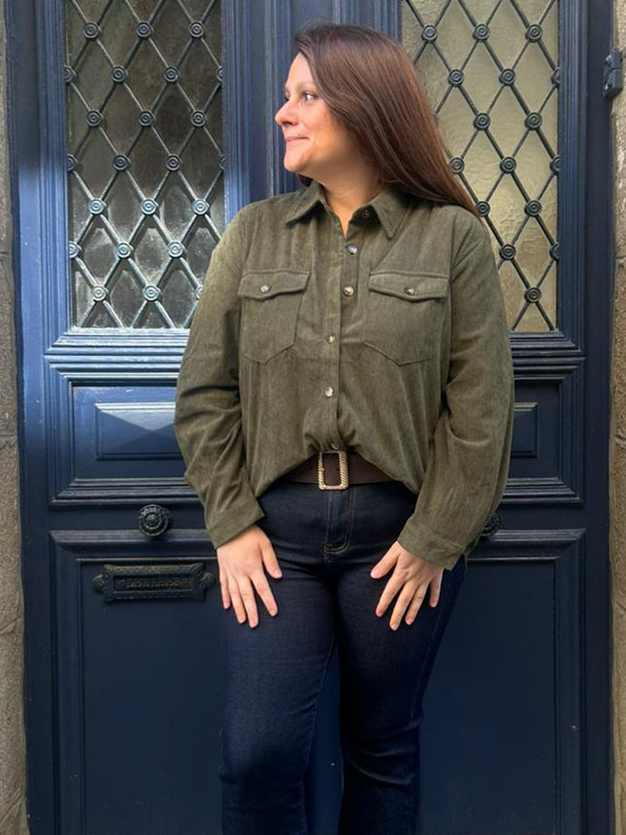 Chemise velours Mael