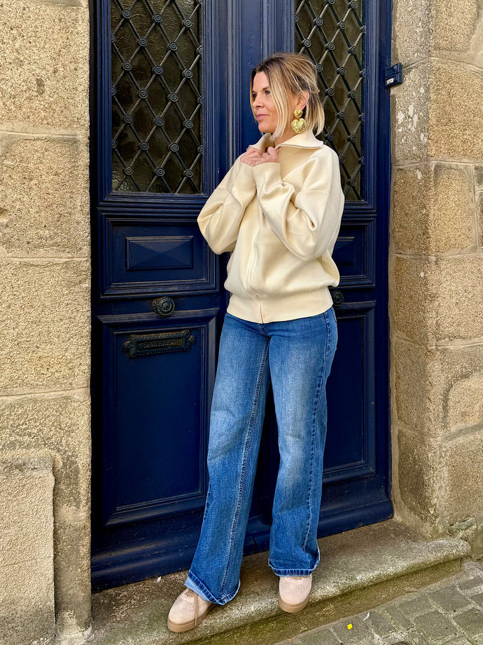 Sweat Elouan beige
