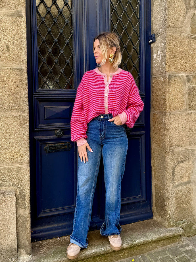 Gilet Siloé rose