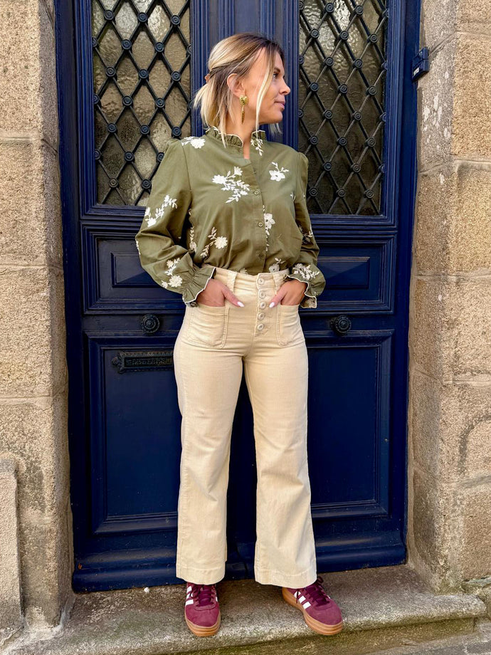 Pantalon velours Viviane