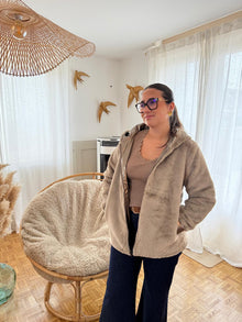 Parka bronze irisé