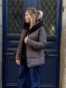 Doudoune Astrid chocolat
