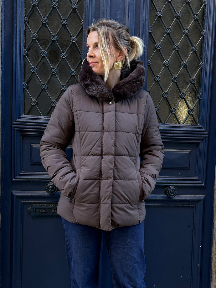 Doudoune Astrid chocolat