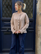 Charger l&#39;image dans la galerie, Gilet Laura Taupe
