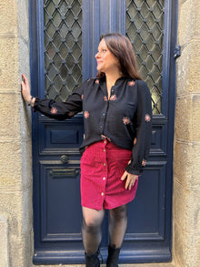 Jupe Marie bordeaux