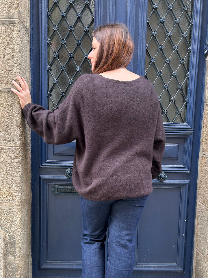 Gilet Georginette chocolat