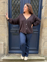 Charger l&#39;image dans la galerie, Gilet Georginette chocolat
