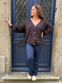 Gilet Georginette chocolat