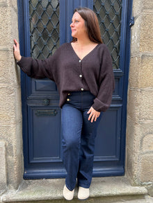 Gilet Georginette chocolat